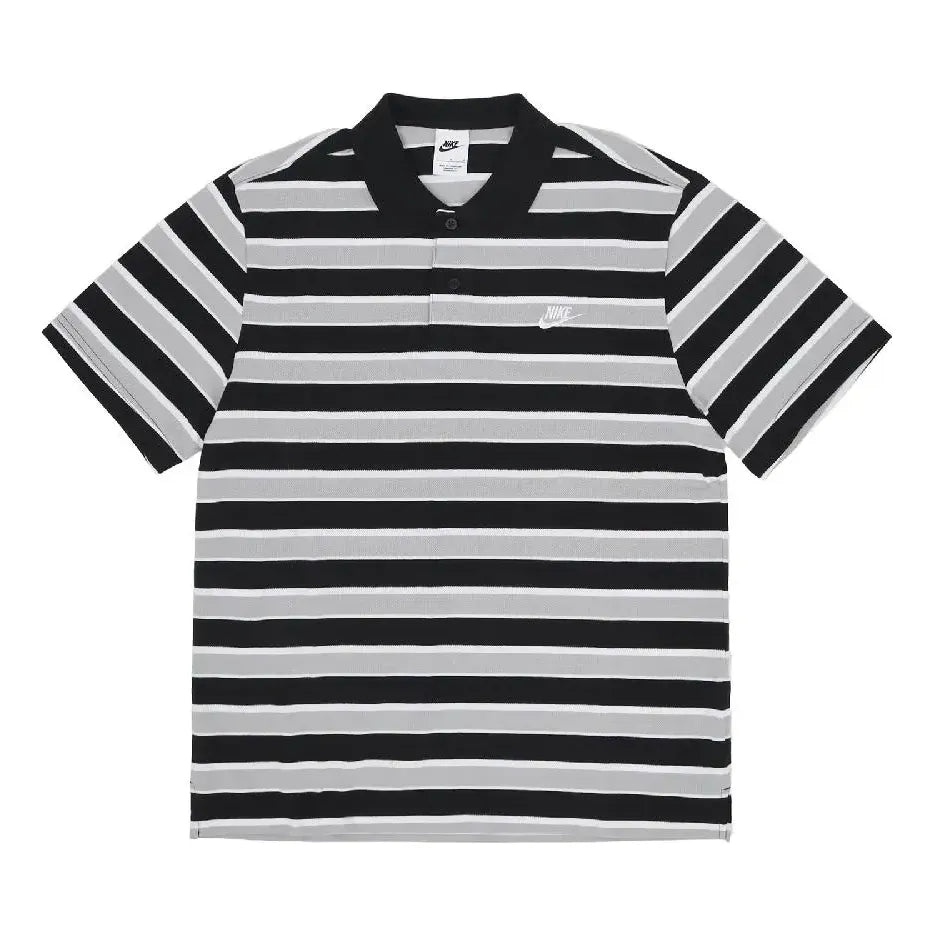Polo tričko Nike Club Striped Polo Čierna | FN3897-010, 0