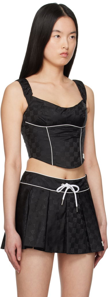Sukňa MISBHV MISBHV Monogram Nylon Corset Top Čierna | 250W104, 1