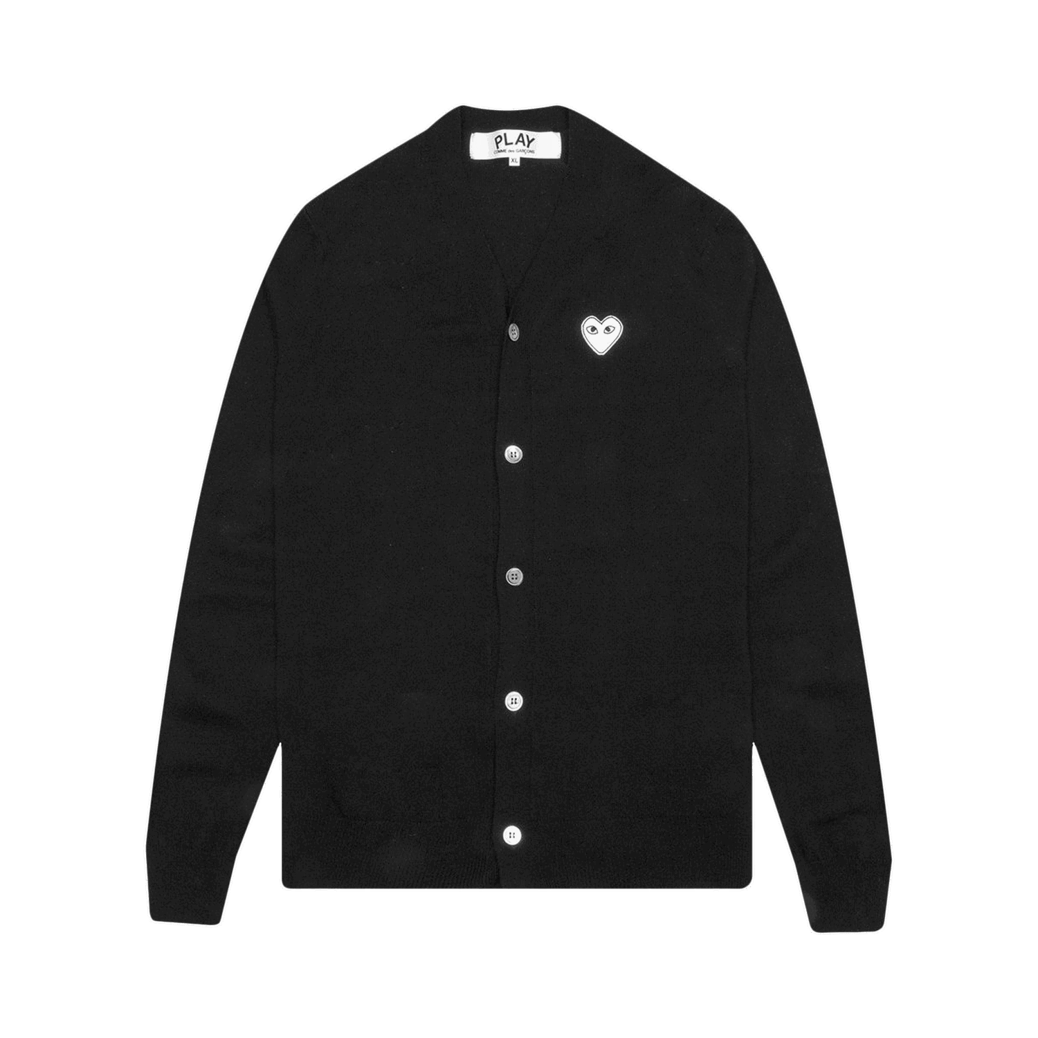 Sveter Comme des Garçons PLAY V-Neck Cardigan Čierna | AZ N062 051 1, 0