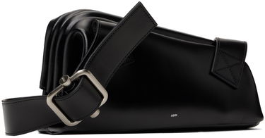 Taška cez rameno OSOI Slide Black Leather Shoulder Bag Čierna | 24FWB010167001, 2