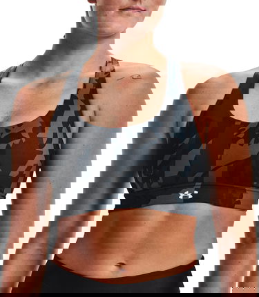 Podprsenka Under Armour Printed Sports Bra Čierna | 1362865-001, 0