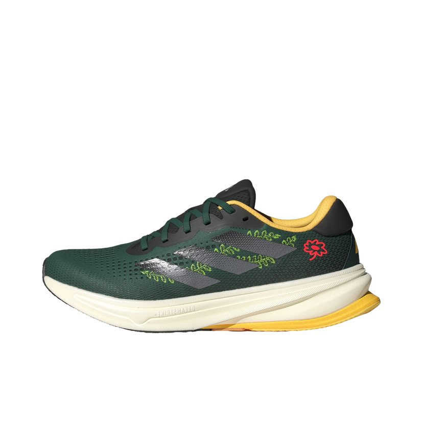 Bežecké topánky adidas Performance Supernova Earth Day Collegiate Green Iron Metallic Spark Čierna | ID0337