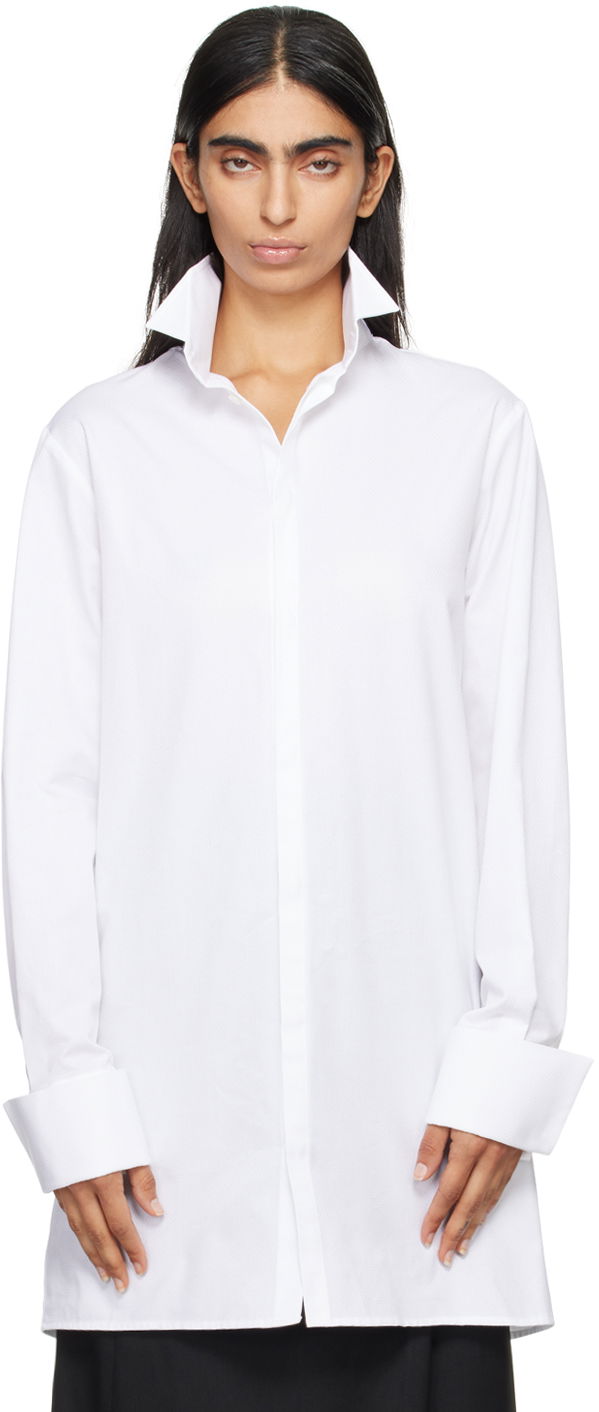 Košeľa Maison Margiela Spread Collar Shirt Biela | S62DT0032 M35231, 0