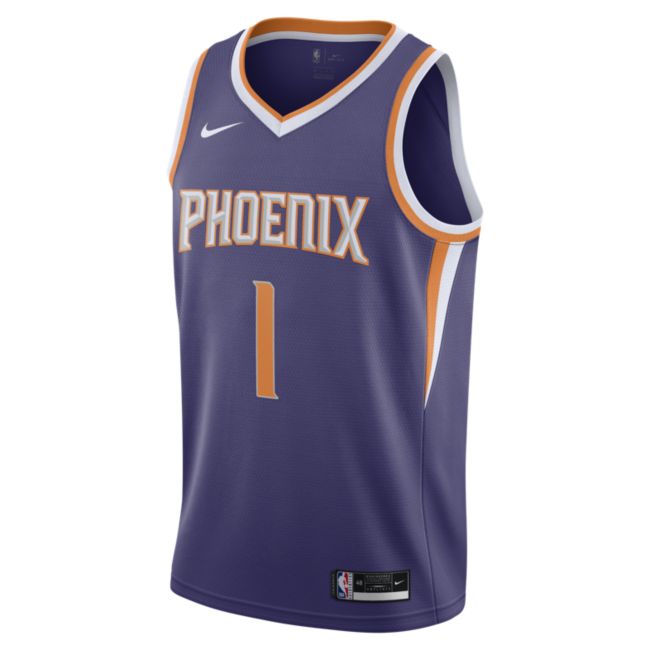 Dres Nike Devin Booker Suns Icon Edition 2020 NBA Swingman Fialová | CW3679-567, 0