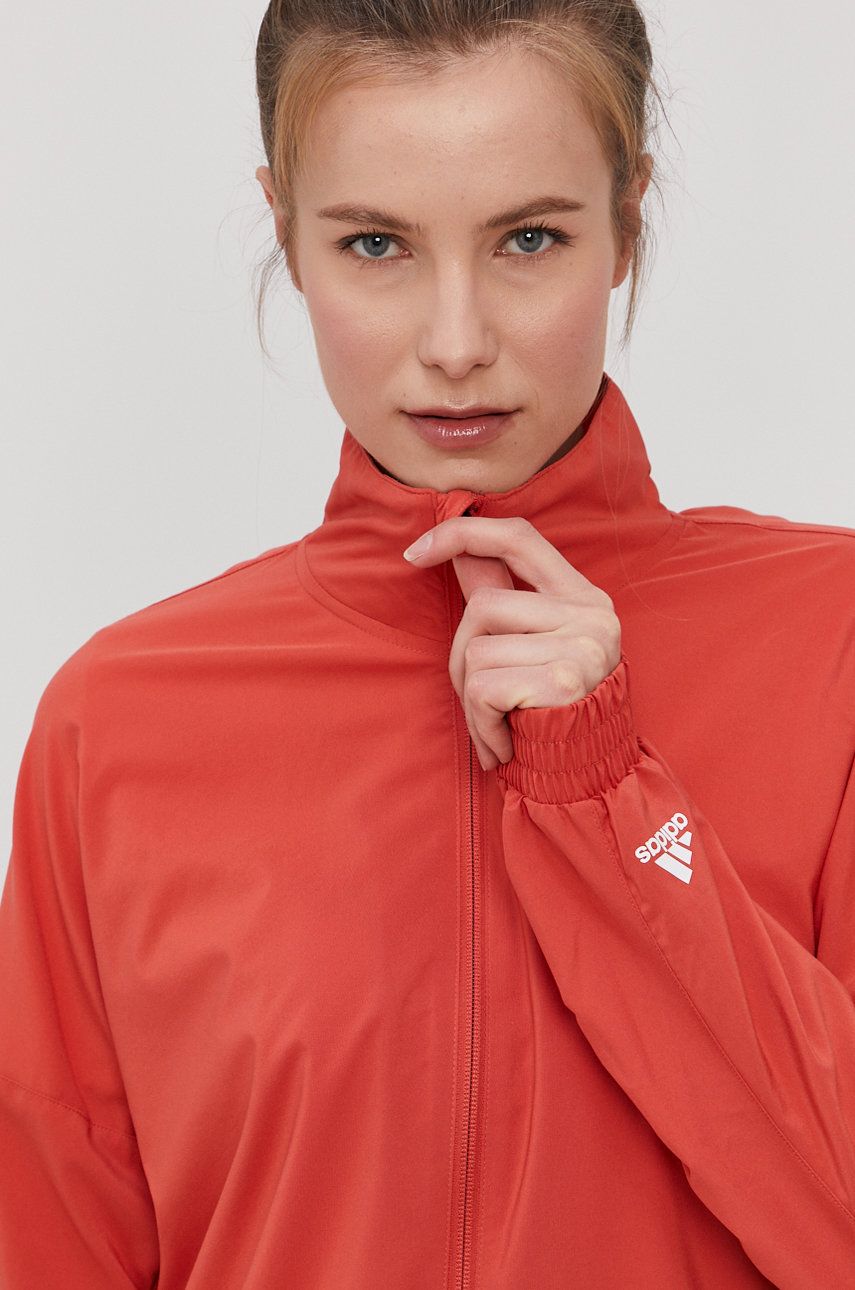 Vetrovka adidas Performance 3-Bar Logo Warm-up Sports Jacket Oranžová | GL0694, 1