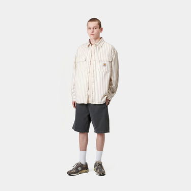 Košeľa Carhartt WIP Carhartt WIP Hendry Striped Shirt Jacket Biela | I034827_6, 3