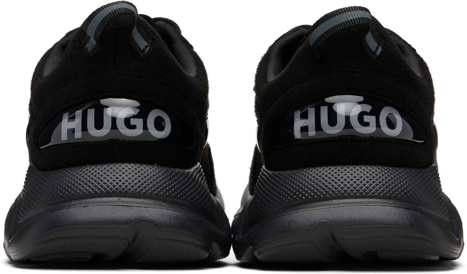 Tenisky a topánky BOSS Hugo Logo Faux-Suede Čierna | 50548504, 1