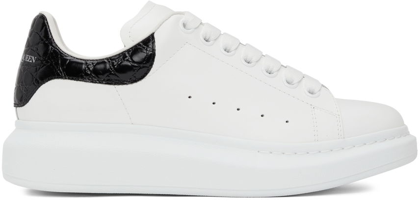 Tenisky a topánky Alexander McQueen Croc Oversized Biela | 625162WHYB8, 0