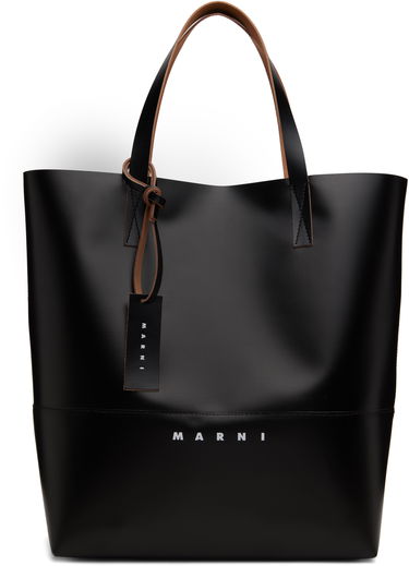 Tote bag Marni Marni Printed-Logo Tote Bag Čierna | SHMQ0037A1 P5769, 0