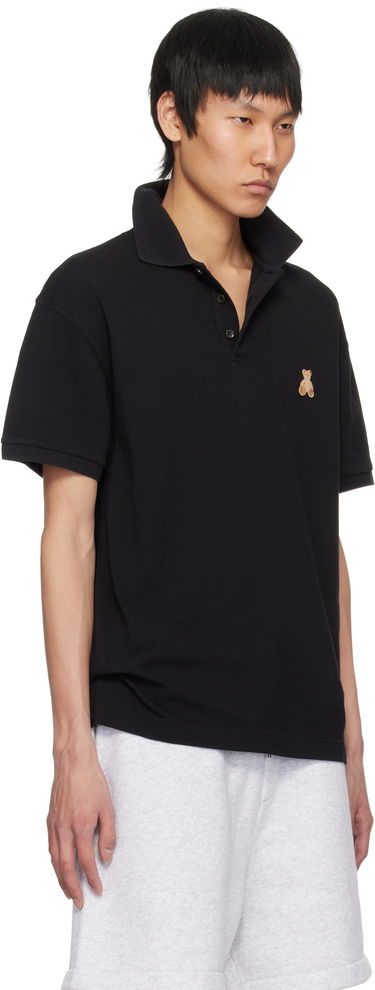 Polo tričko Palm Angels Palm Angels 'Bear in Mind' Polo Shirt Čierna | PMGB029S25FAB0011060, 1