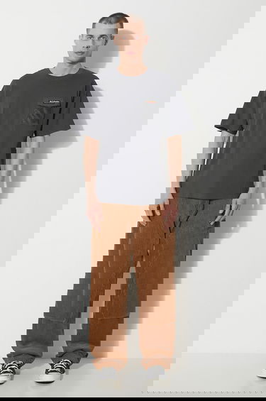 Tričko Columbia Painted Peak T-Shirt with Utility Mesh Pocket Šedá | 2074481, 1