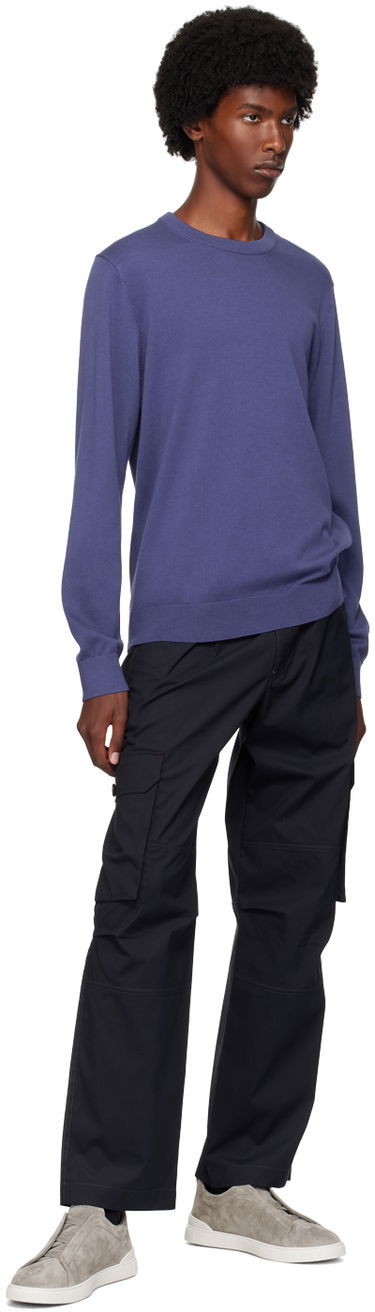 Sveter Paul Smith PS by Paul Smith Organic Cotton Sweater Fialová | M2R-503X-N21858-46A, 3