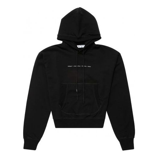 Mikina Off-White Off-White FW21 Arrow Ordinary Hoodie Čierna | OMBB073F21FLE0011084