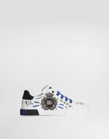 Tenisky a topánky Dolce & Gabbana Portofino Light Printed Calfskin Biela | DA0702AH494HWF57, 0