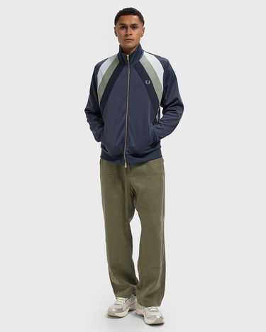 Bunda Fred Perry Striped Panel Track Jacket Navy | J1320-738, 2
