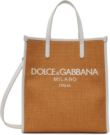 Tote bag Dolce & Gabbana Shopping Tote Bag Béžová | BB2259 AS525, 0