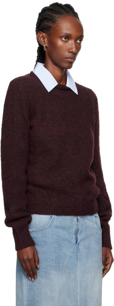 Sveter Maison Margiela Maison Margiela Crewneck Sweater Vínová | S51HL0026 M13154, 1