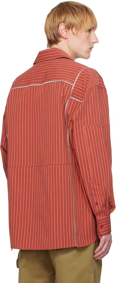 Košeľa Martine Rose Martine Rose Cut Overshirt Červená | 467WS14111, 2