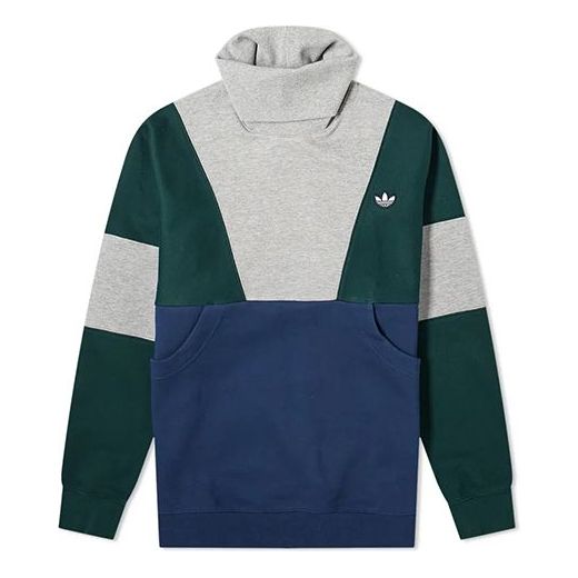 Mikina adidas Originals Polo Neck Sweatshirt Modrá | FM2208