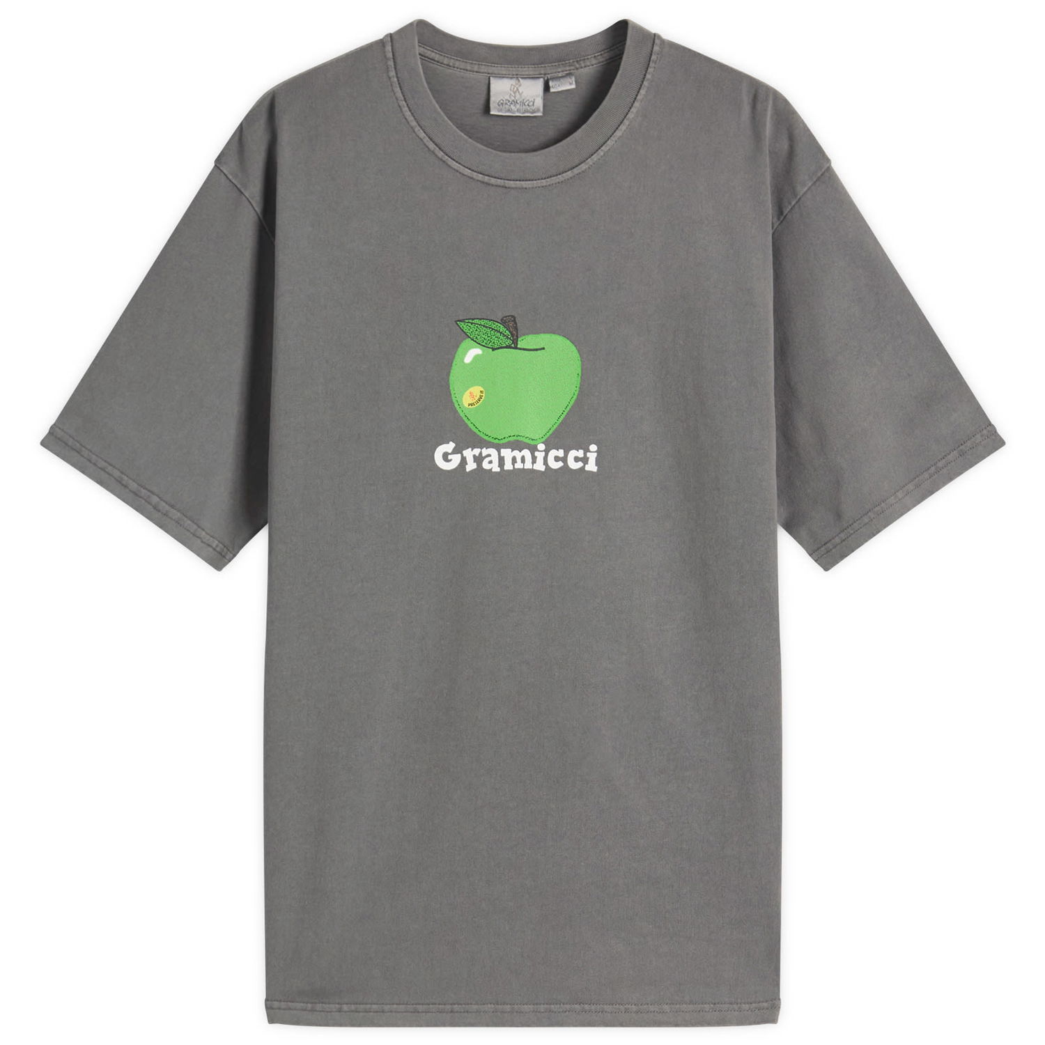 Tričko GRAMICCI Gramicci Apple Graphic Tee Šedá | G5FU-T135-CHP, 0