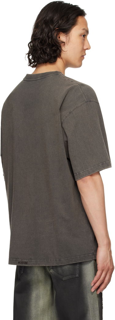Tričko We11done We11done Selldone Patch T-Shirt Šedá | WD-TT1-25-757-U-CH, 2