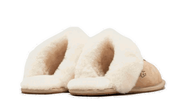 Oblečenie UGG FoamO plush Slide Mustard Seed (Women's) Biela | 1143849-MDSD, 3