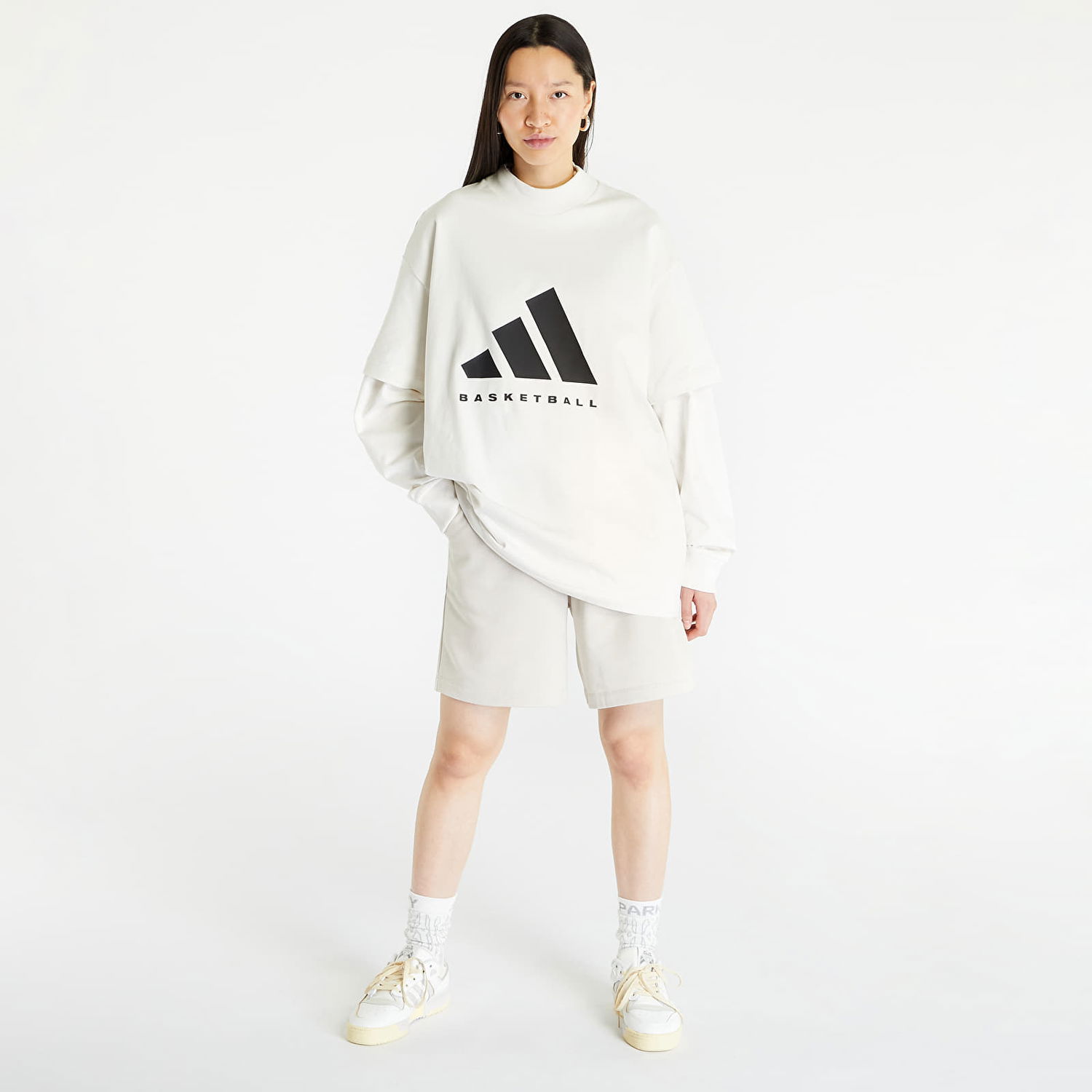 Tričko adidas Originals Basketball Tee UNISEX "Cloud White" Biela | IA3448, 0