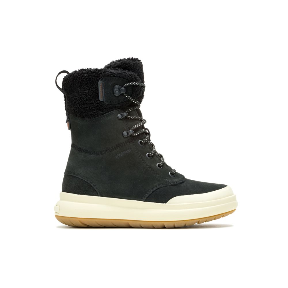 Tenisky a topánky Merrell Marquette Thermo Tall Zip Waterproof Boots Čierna | J007072, 0