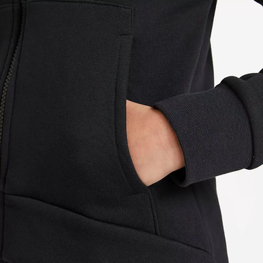 Mikina Nike Sportswear Club Fleece Full-Zip Hoodie Čierna | DC7118-010, 3