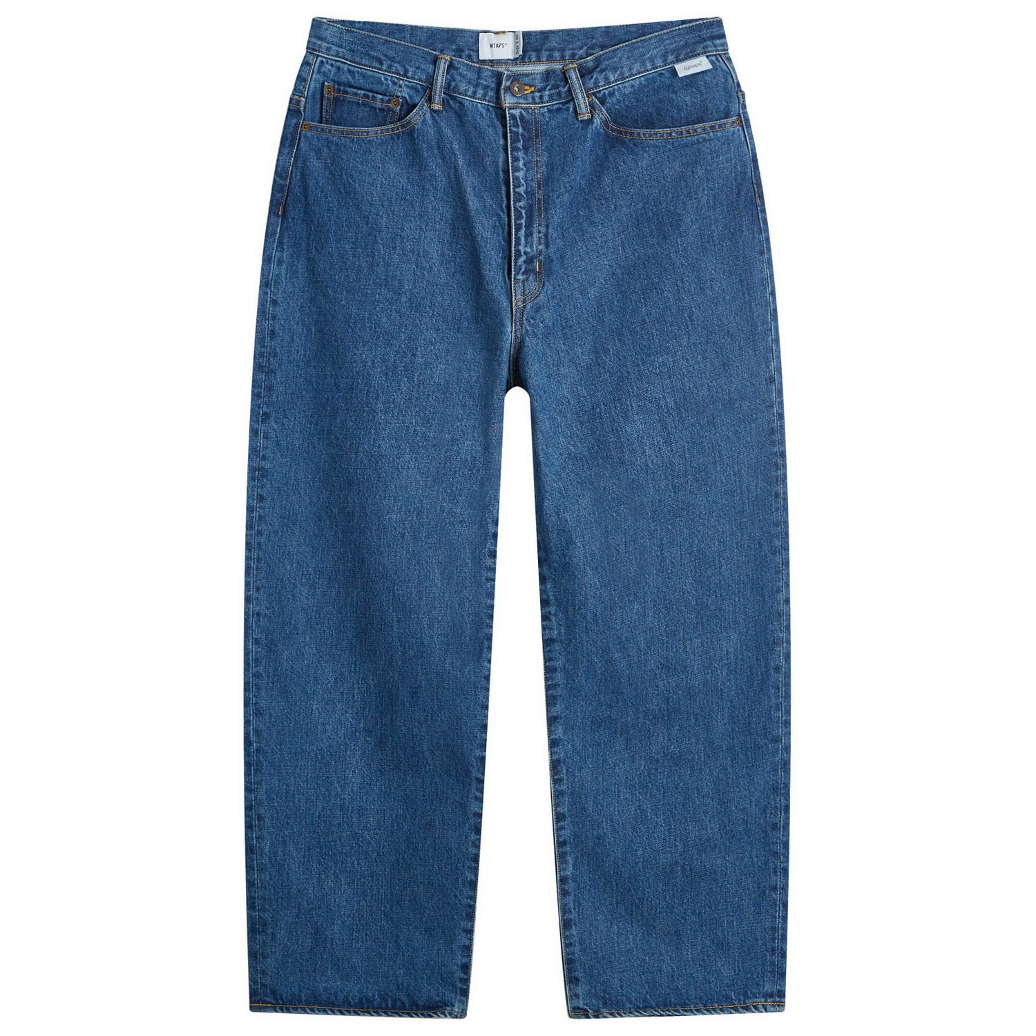 Džínsy WTAPS Embroidered Straight Leg Jeans Modrá | 242WVDT-PTM02-IND, 0