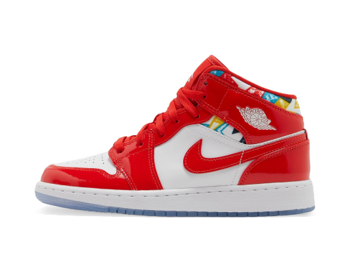 Tenisky a topánky Jordan Air Jordan 1 Mid SE "Barcelona Sweater" GS Červená | DC7248-600