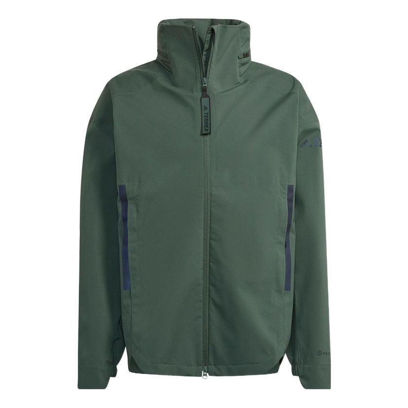 Vetrovka adidas Performance Terrex C Myshelter R.r Rain Jacket Zelené | HG6028