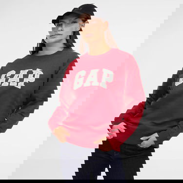 Mikina GAP Crewneck Heritage Logo Sweatshirt Sled Červená | 554936-22, 0