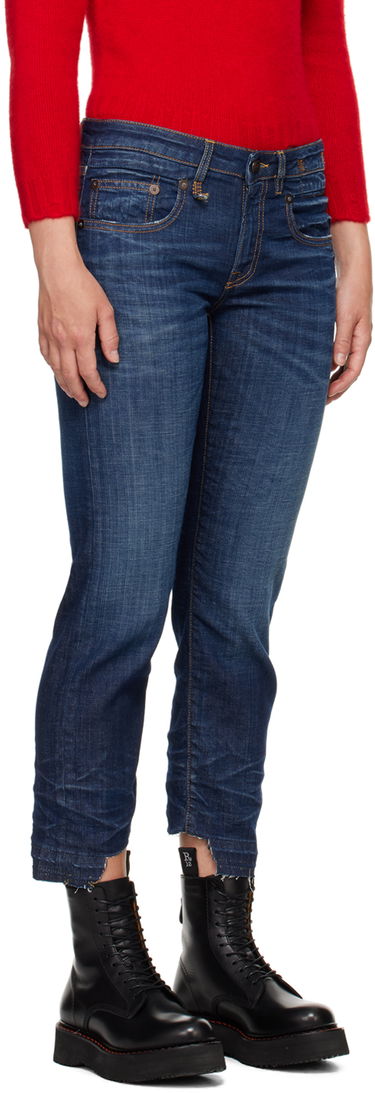 Džínsy R13 R13 Boy Straight Jeans Modrá | R13W0991-664C, 4