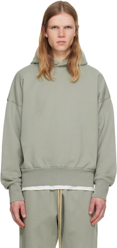 Mikina Fear of God Fear of God Relaxed-Fit Cotton Hoodie Zelené | FG25FW12-121TER-974, 0