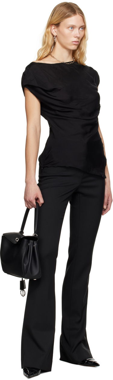 Tielko Entire Studios Twist Blouse Čierna | ESW-S25-8006-RA, 3