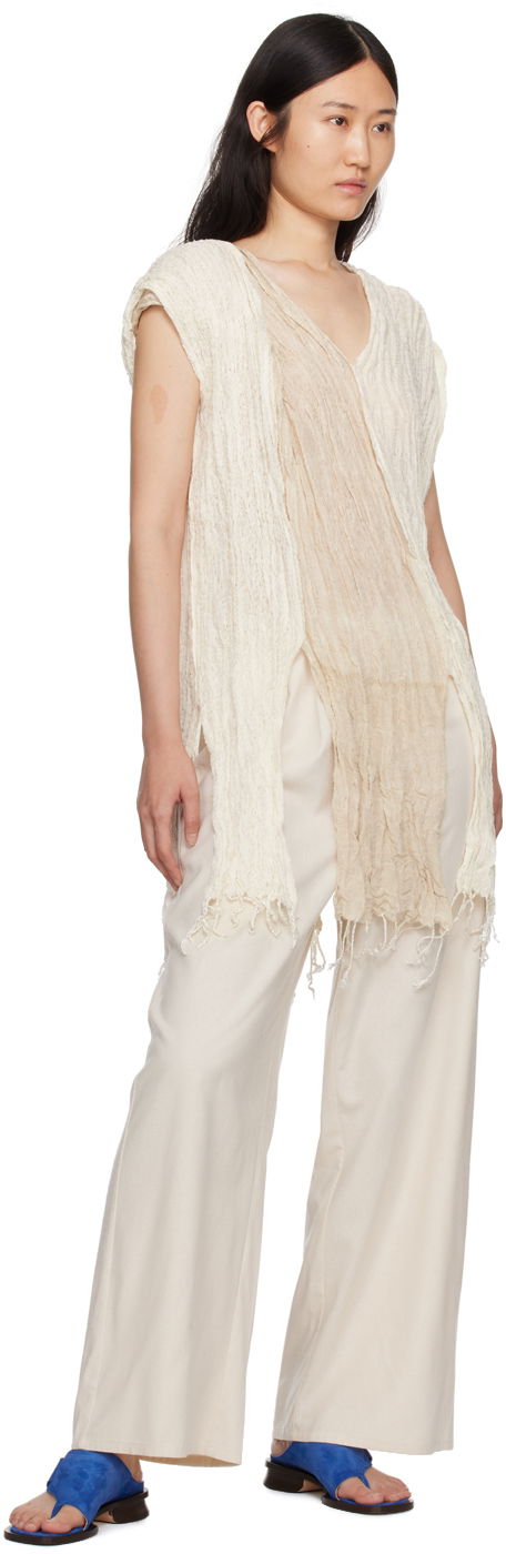 Baserange Frayed Crinkled Tunic