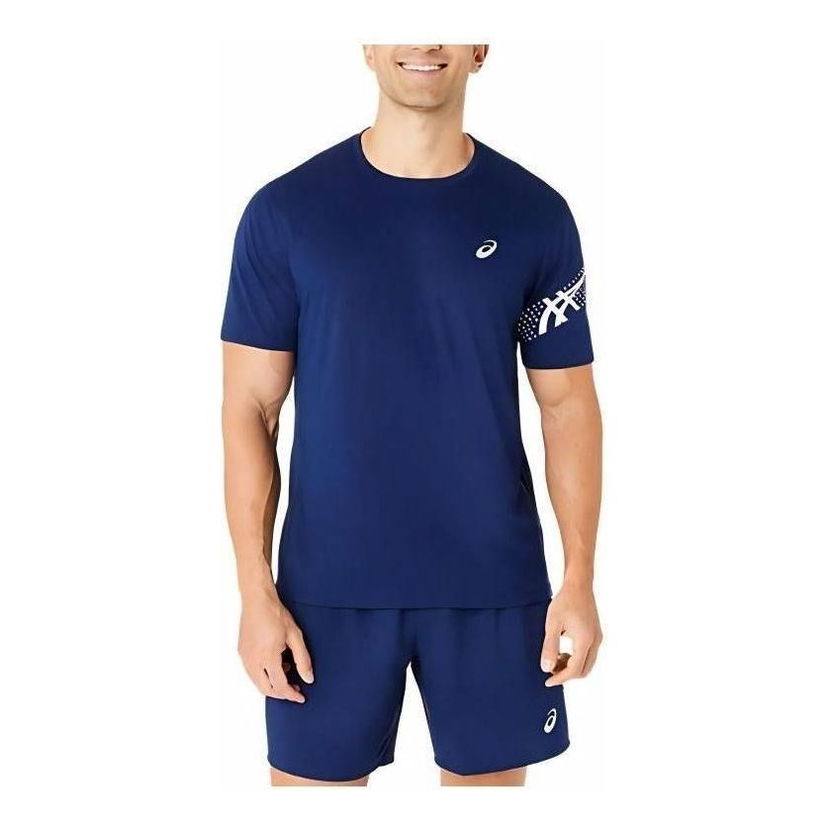 Tričko Asics Icon Short Sleeve T-Shirt Modrá | 2011C836-200