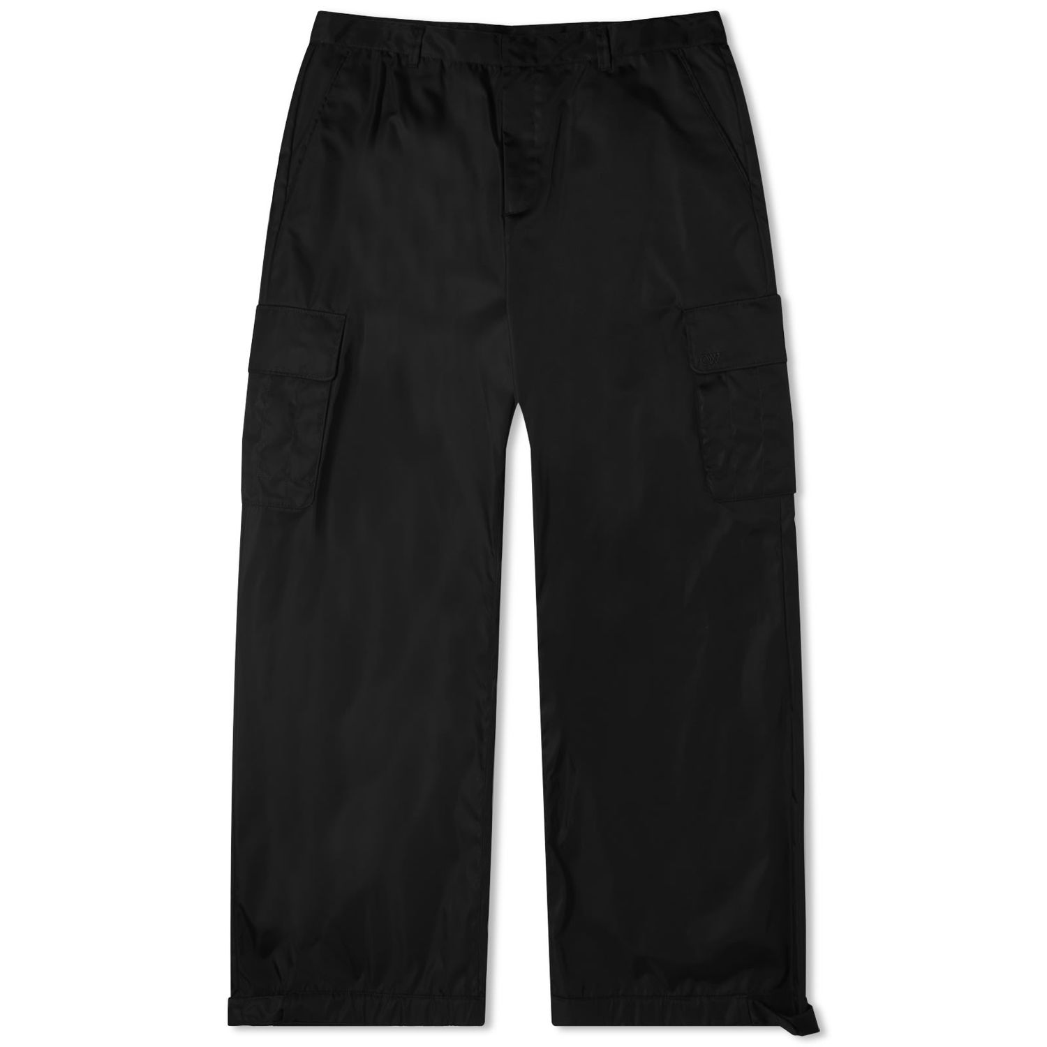 Cargo nohavice Off-White Nylon Cargo Pant Čierna | OMCF037C99FAB0031010, 0