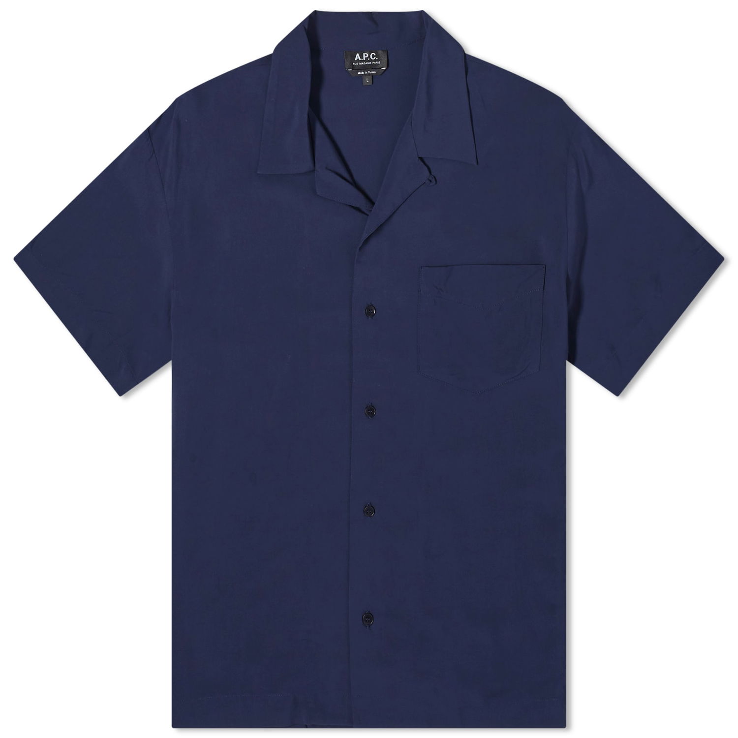Košeľa A.P.C. Lloyd Vacation Shirt Navy | VIAJA-H12495-IAK, 0