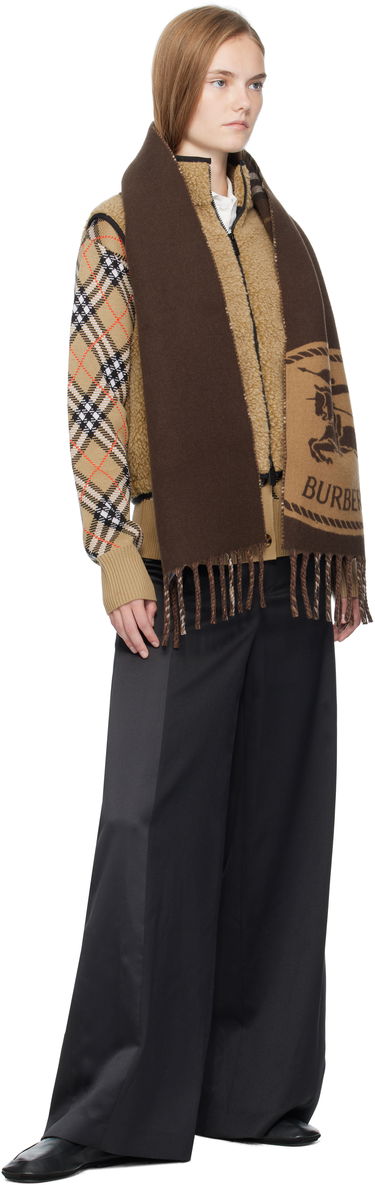 Vesta Burberry Burberry Cropped Fleece Vest Béžová | 8110159, 3
