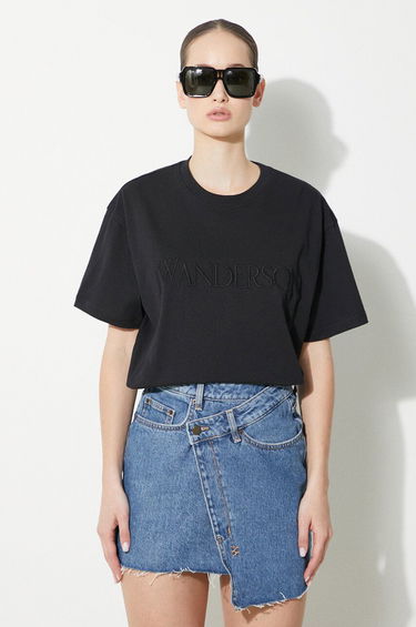 Tričko JW Anderson Embroidery T-Shirt Čierna | JT0218.PG0980.999, 0