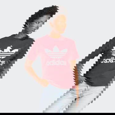 Tričko adidas Originals Adicolor Classics Trefoil Vínová | IB7422, 6