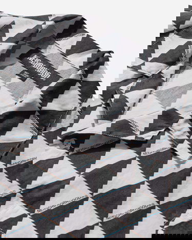 Košeľa Neighborhood Triangle Pattern Hawaiian Shirt Čierna | 251TSNH-SHM12 WH, 3