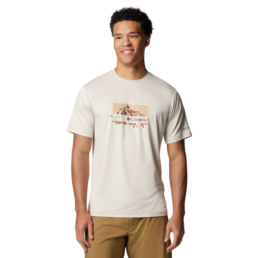 Tričko Columbia Kwick Hike Graphic Short Sleeve T-Shirt Béžová | 2071763281