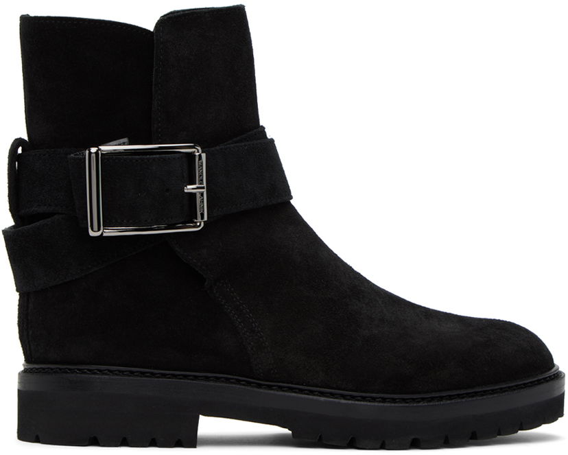 Oblečenie Manolo Blahnik Manolo Blahnik Hather Suede Ankle Boots Čierna | 323-2540-0002