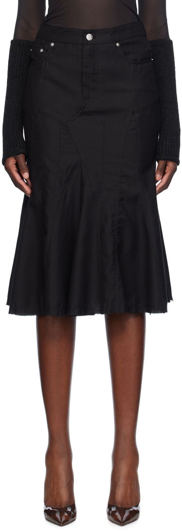 Sukňa Miaou Miaou Gaudi Midi Skirt Čierna | 4004TWBLK, 0
