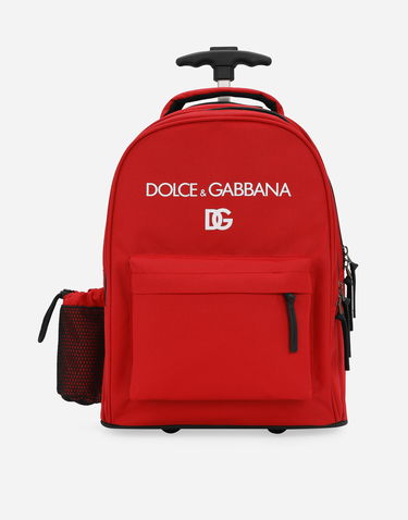 Batoh Dolce & Gabbana Dolce & Gabbana Nylon Trolley Backpack Červená | EM0129AK44180303, 0