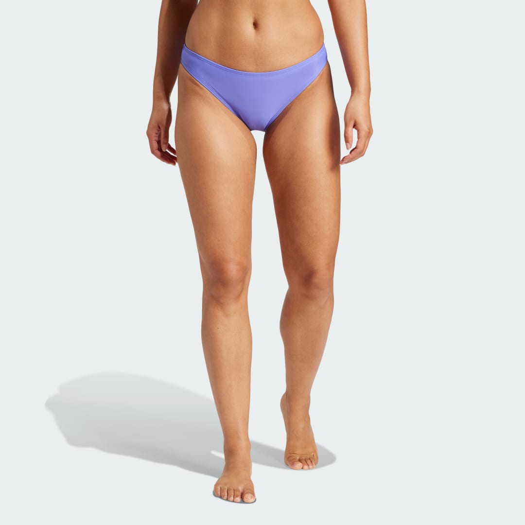 Plavky adidas Performance Swim Bikini Bottoms Fialová | JJ2167, 0