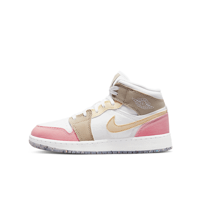 Air Jordan 1 Mid SE "Pastel Grind" GS